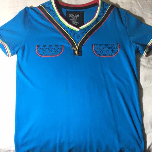 Of The Cross; Blue “NY” Shirt - Picture 1 of 4